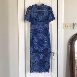 NWT Alexie blue lace Delila Dress